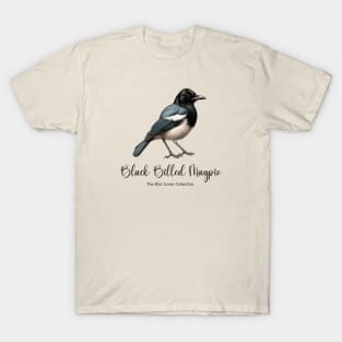 Black-Billed Magpie - The Bird Lover Collection T-Shirt